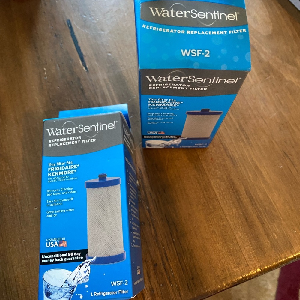 Water Sentinel filters new